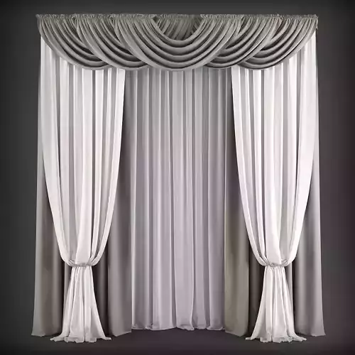 Curtain 3D model 181