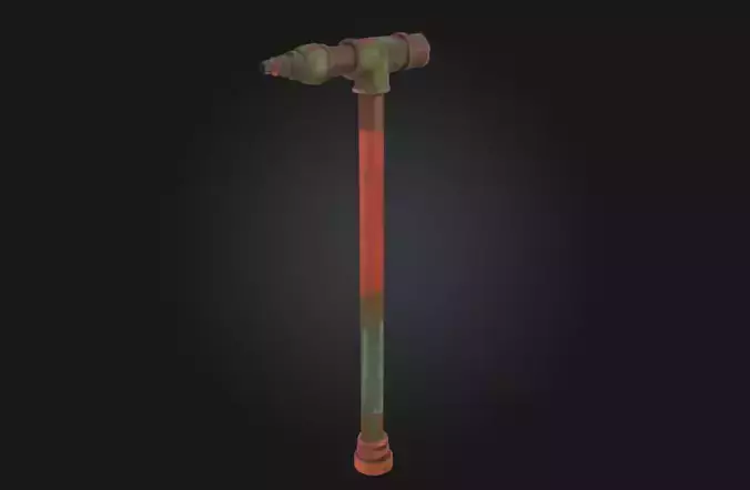 Rusty Pipe Formation Corroded Pipeline Layout for Industrial