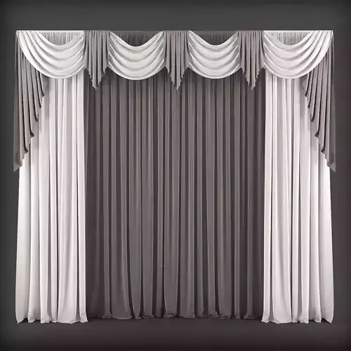 Curtain 3D model 182