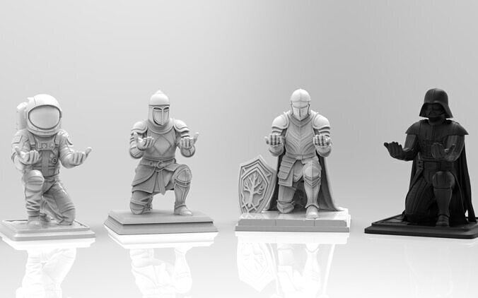 The Legendary Guardians  Pen Holder Collection 3D print model