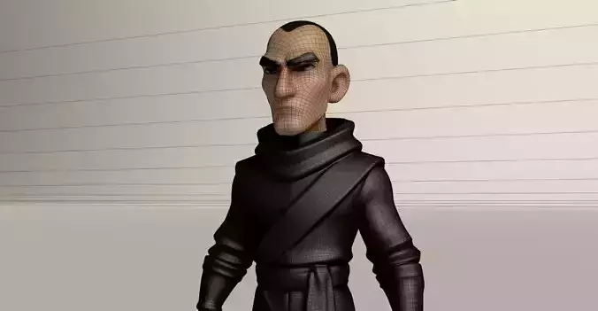 Stylized Game Ready Human Character Rigged named Gloma