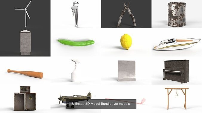 Ultimate 3D Model Bundle 3D Model Collection