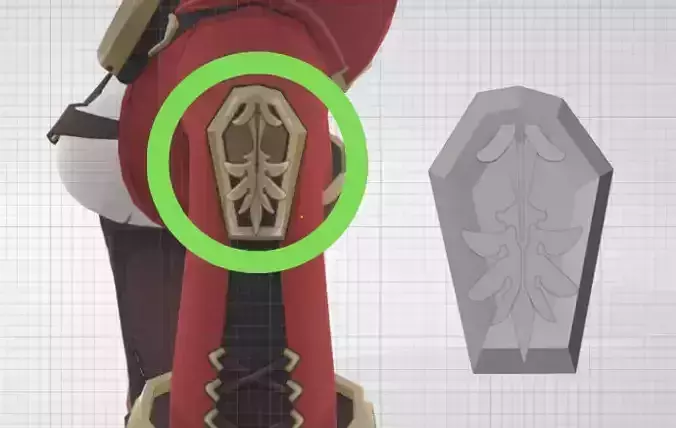 Genshin Impact Amber Acessories for 3D printer and Cosplay