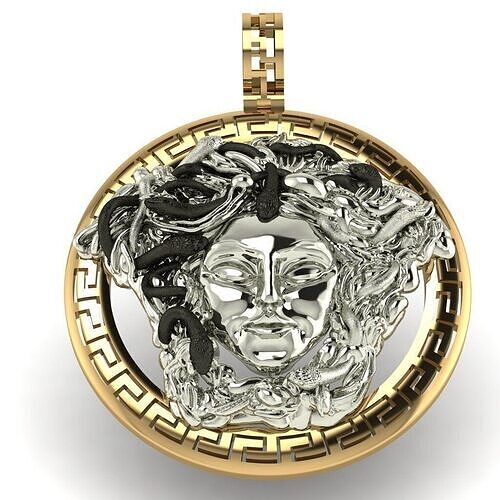 Medusa Charm Pendant  3D print model