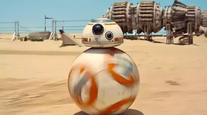 robot bb - from star wars force awakens Free low-poly 3D model