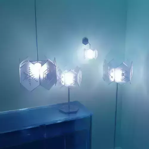 Snow Crystal Lamp