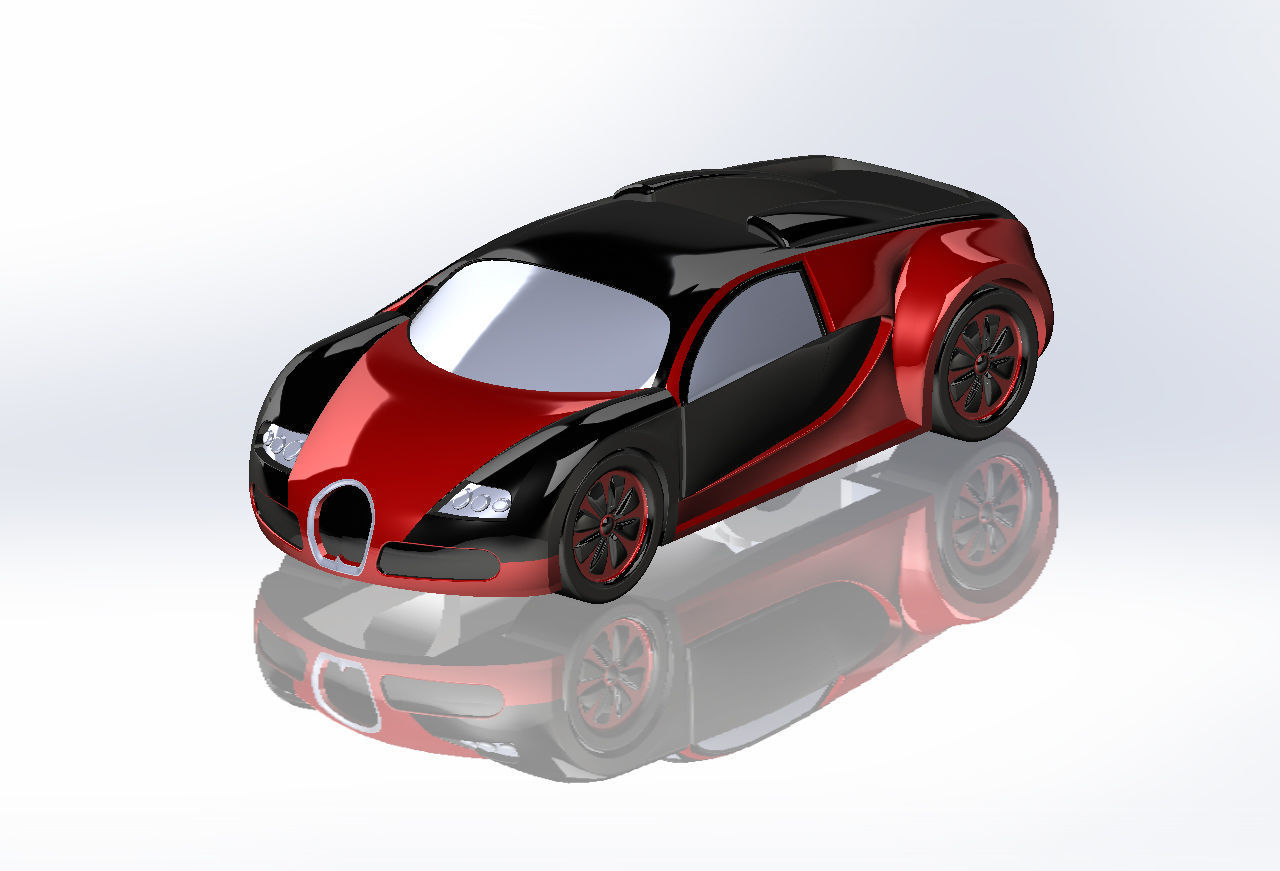 2005 Bugatti For 3D Printing 3D print model_0