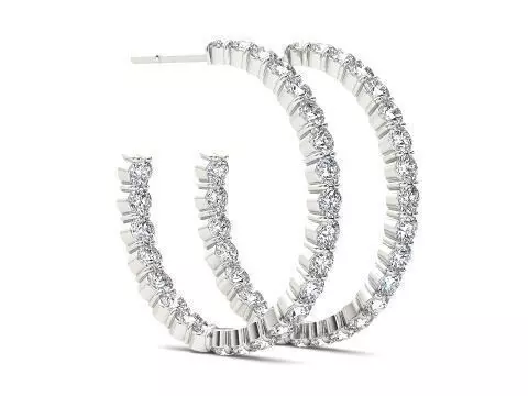 earrings 3D print model_0