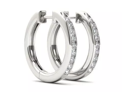 earrings 3D print model_0