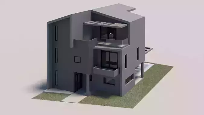 Simple Modern Luxury House