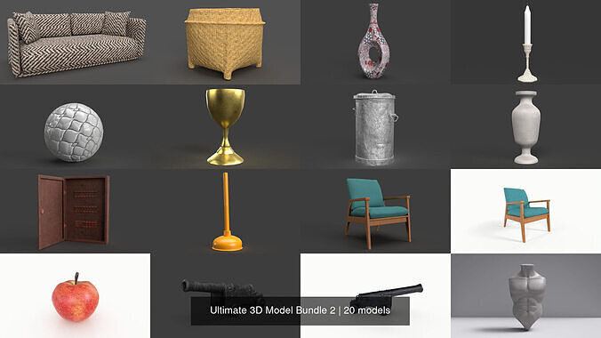 Ultimate 3D Model Bundle 2 3D Model Collection