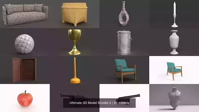 Ultimate 3D Model Bundle 2 3D Model Collection