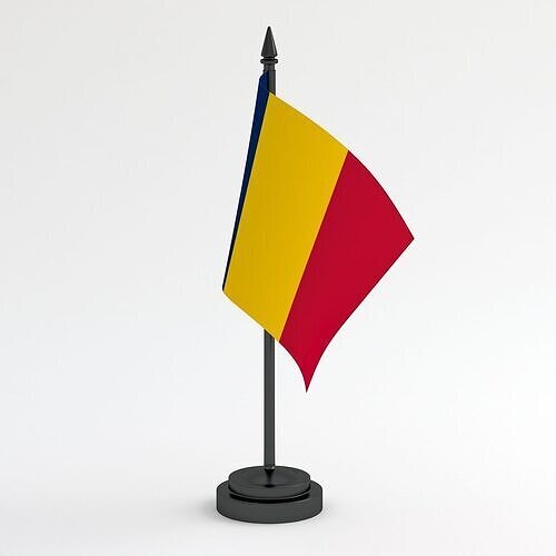 Table Flag Chad 3D model