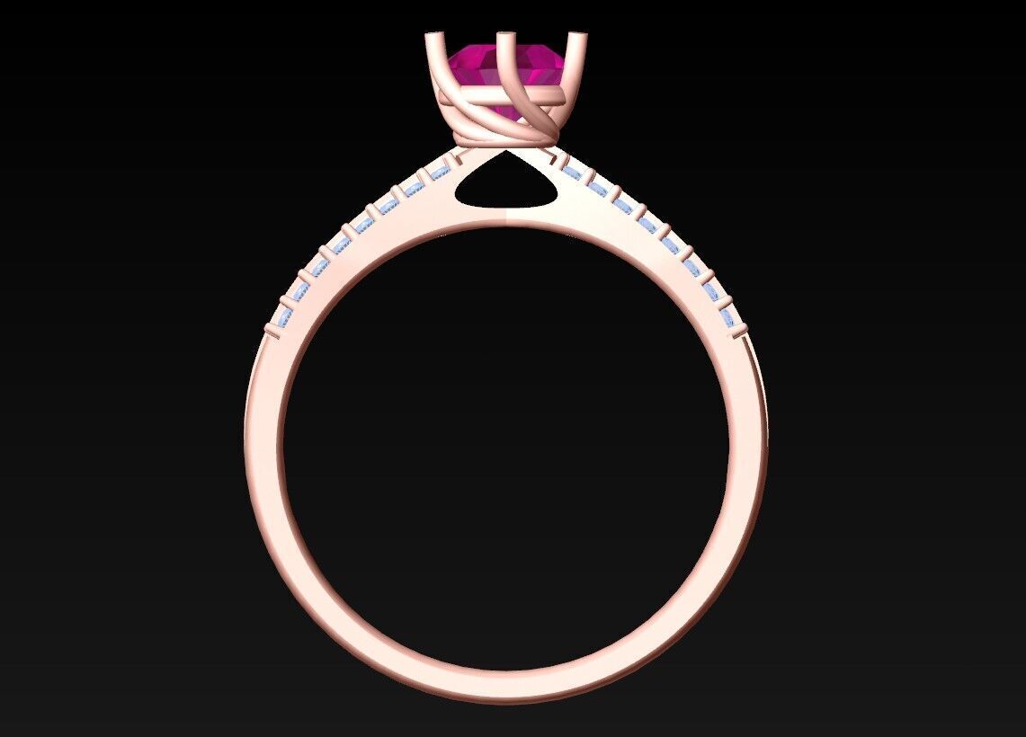 Diamond Ring - Womens Rings - N719034 3D print model_5