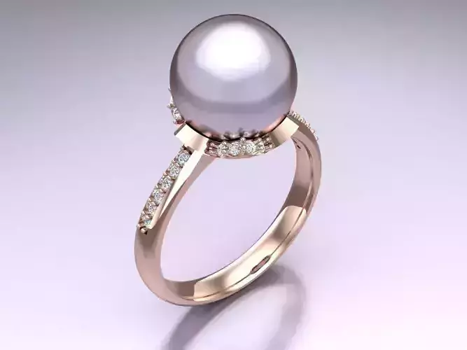 Pearl Ring - Womens Rings  - N719135
