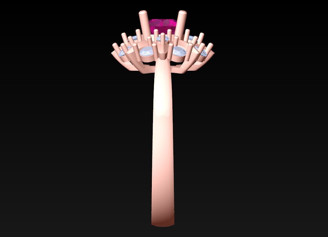 Diamond Ring - Womens Rings - N719152 3D print model_6