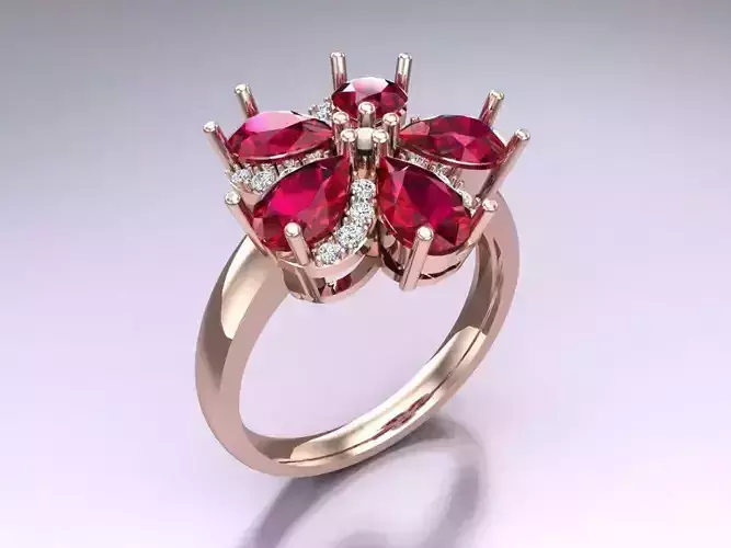 Pear Ring - Womens Rings - N719224