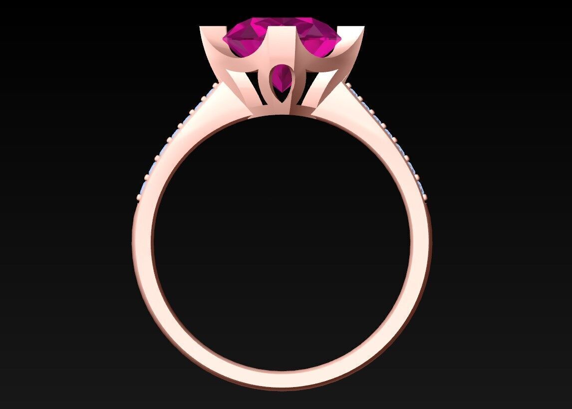 Diamond Ring - Womens Rings - N719357 3D print model_5