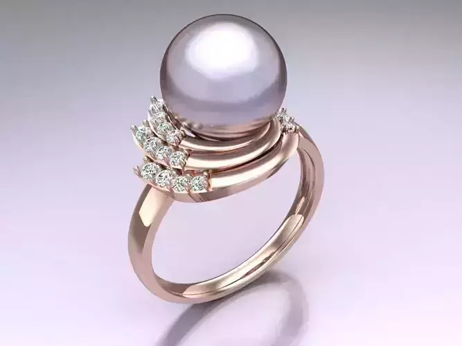 Pearl Ring - Womens Rings  - N719448