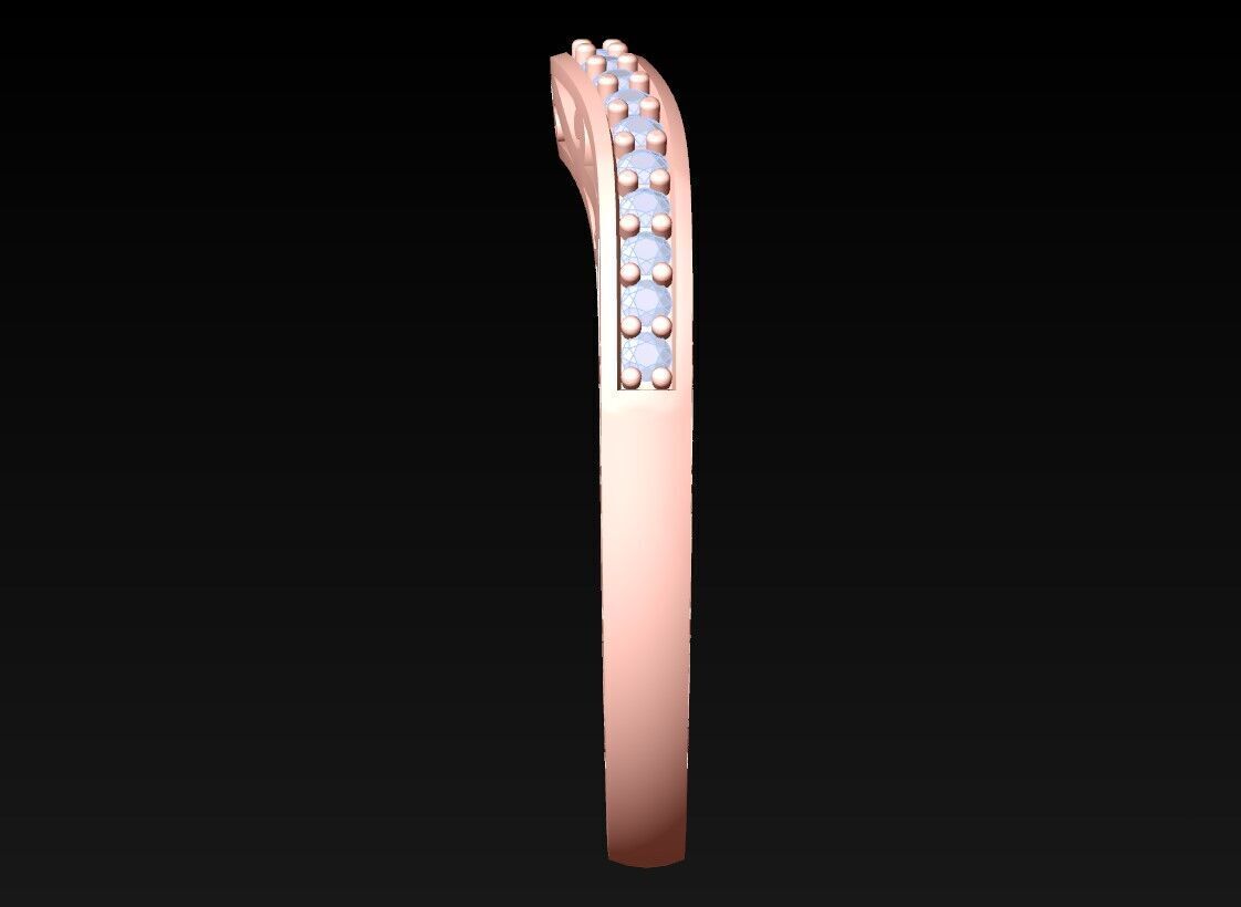 Diamond Ring - Womens Rings - N720945 3D print model_6