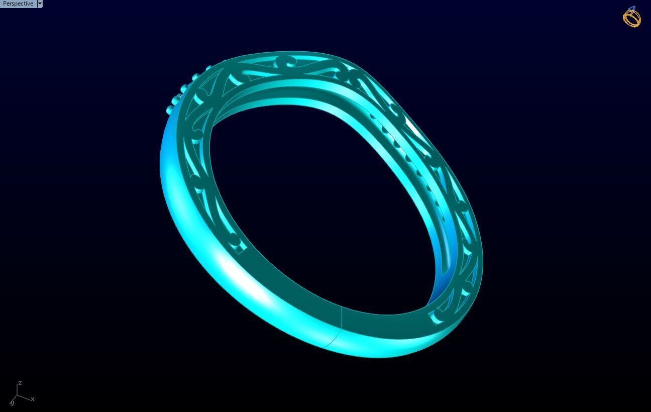 Diamond Ring - Womens Rings - N720945 3D print model_7