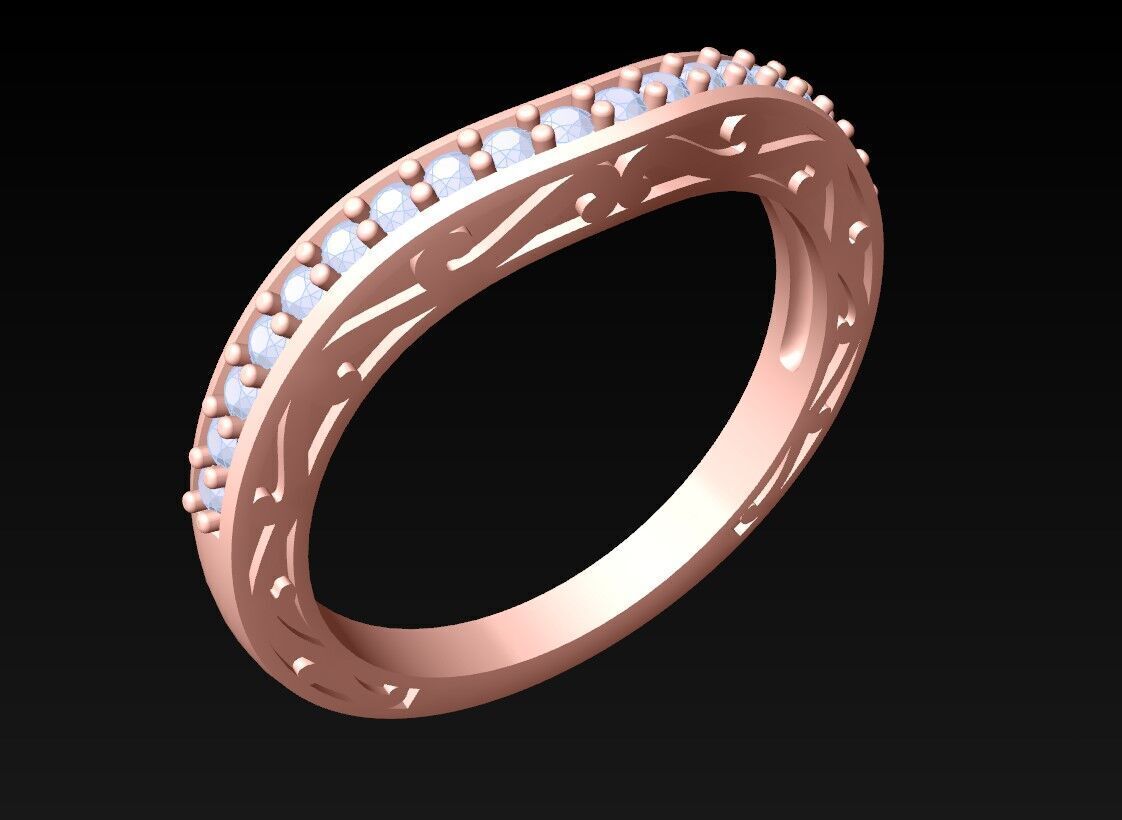 Diamond Ring - Womens Rings - N720945 3D print model_2