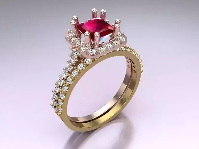 Square Stone Rings - Womens Rings - N228256A