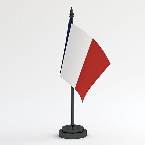 Table Flag France 3D model