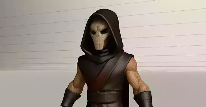 Stylized Game Ready Human Character Rigged named Insre