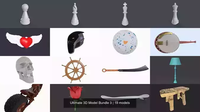 Ultimate 3D Model Bundle 3 3D Model Collection