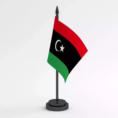 Table Flag Libya 3D model