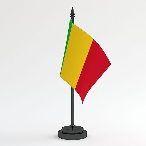 Table Flag Mali 3D model
