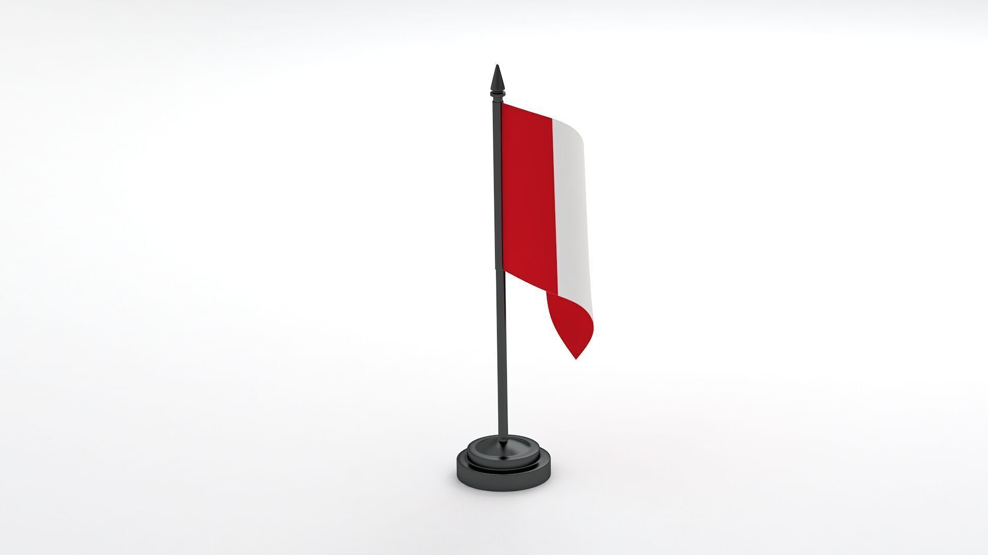 Table Flag Peru 3D model_5