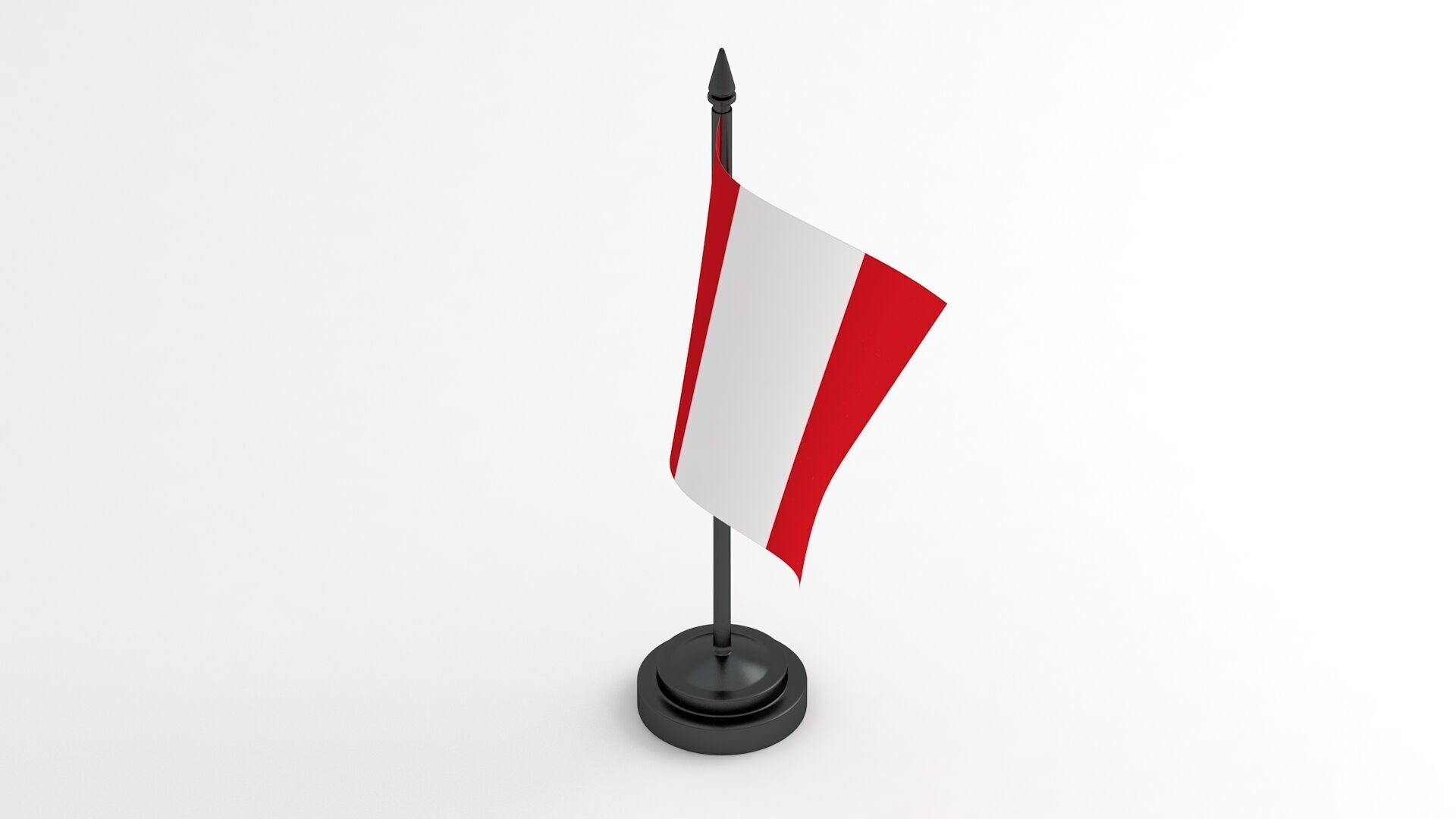 Table Flag Peru 3D model_3