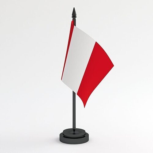 Table Flag Peru 3D model