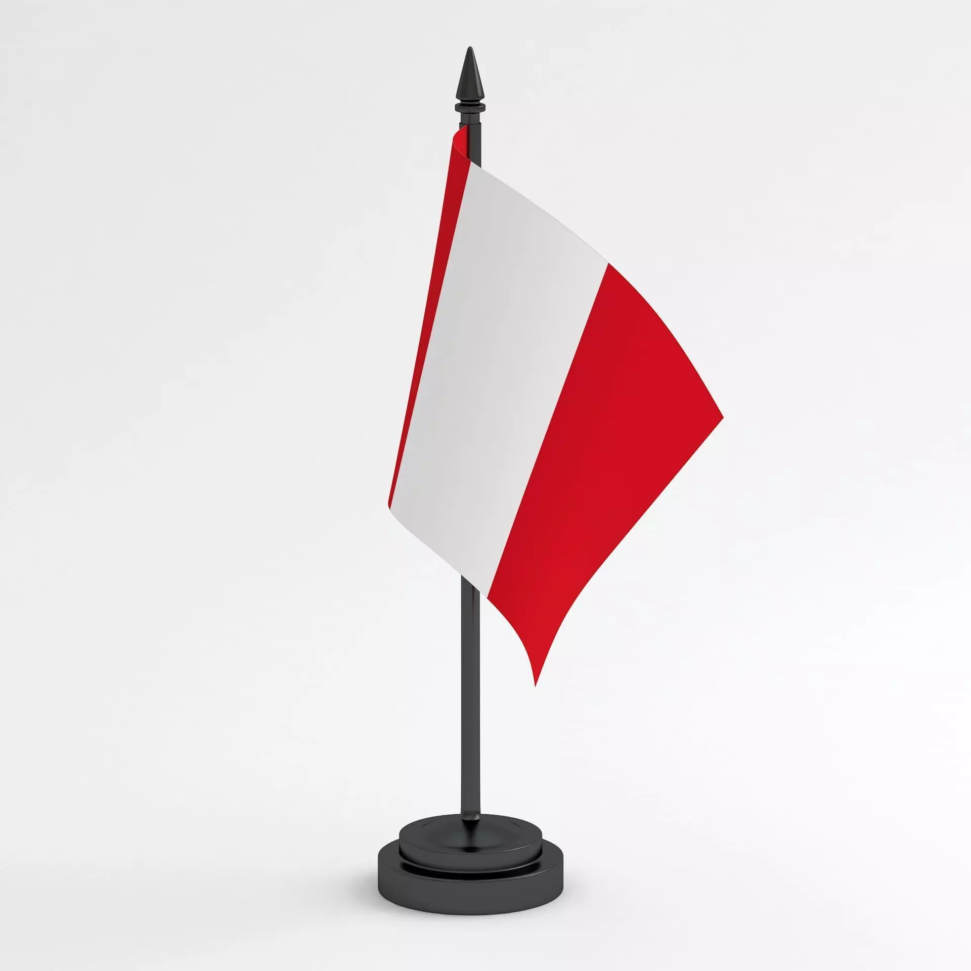 Table Flag Peru 3D model_0