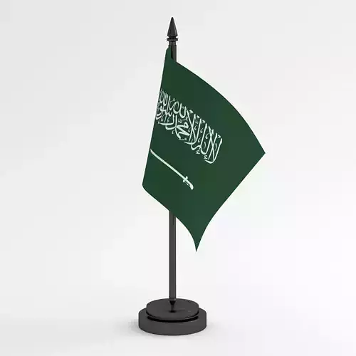 Table Flag Saudi Arabia