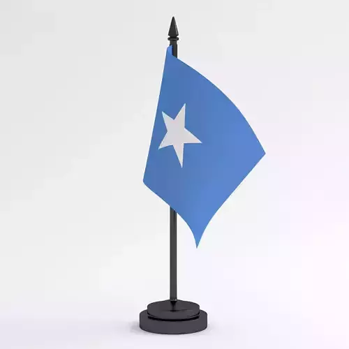 Table Flag Somalia 3D model