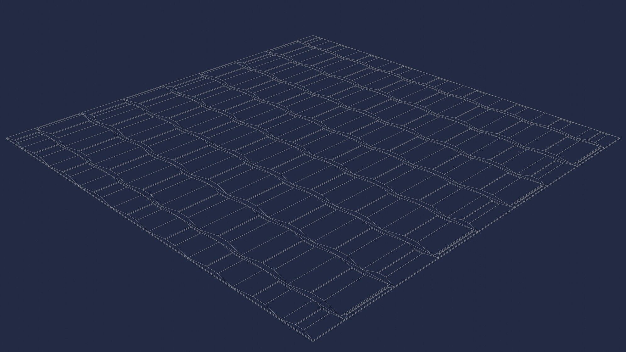 3D Perforated panel with 22 percent opening 25O09 3D model_8