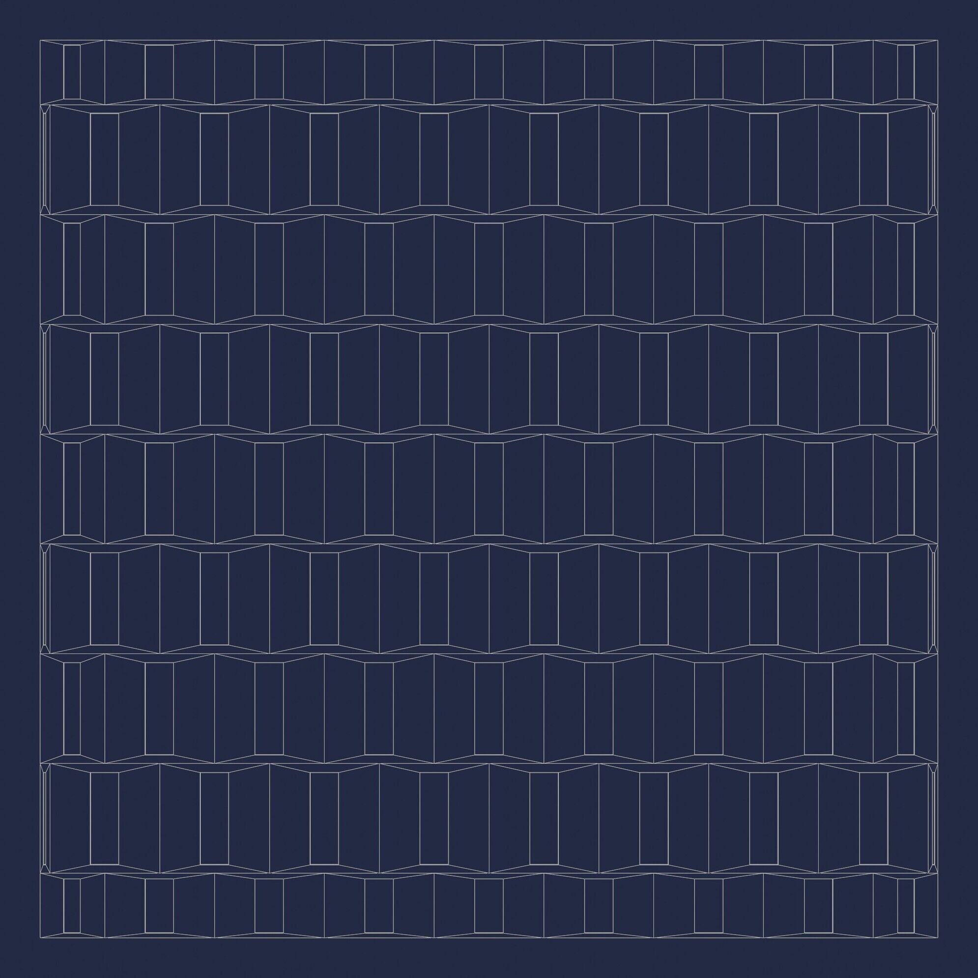 3D Perforated panel with 22 percent opening 25O09 3D model_6