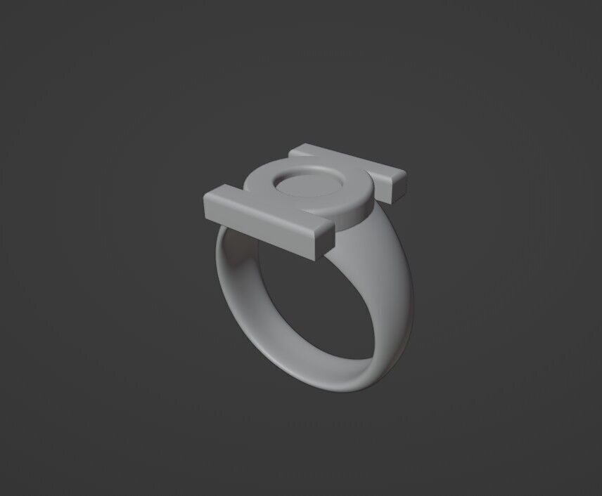 Green Lantern Ring 3D print model_4