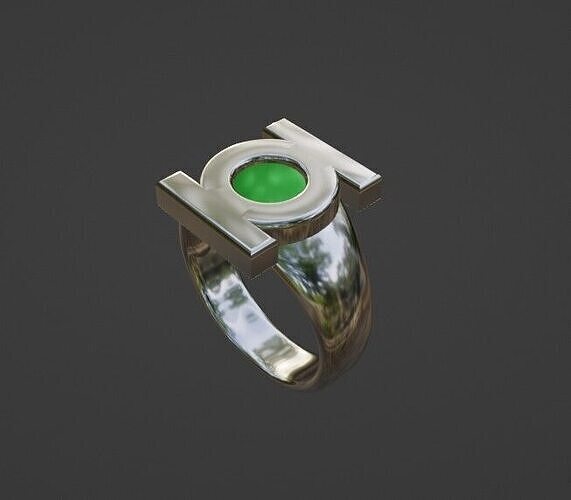 Green Lantern Ring 3D print model