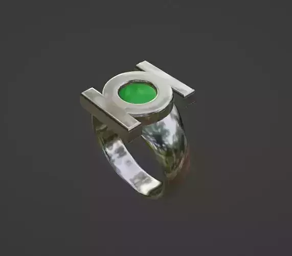 Green Lantern Ring 3D print model