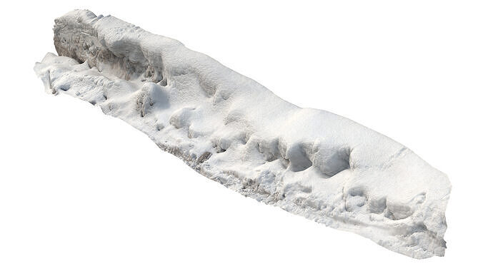 Snow 16 PBR Low-poly 3D model