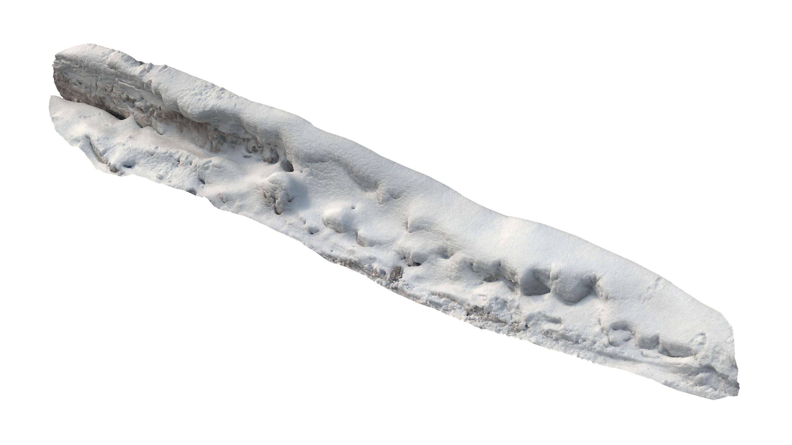 Snow 16 PBR Low-poly 3D model_5