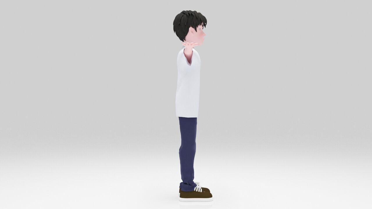 Character Neo Rigged  Low-poly 3D model_4