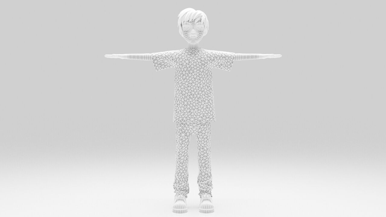 Character Neo Rigged  Low-poly 3D model_9