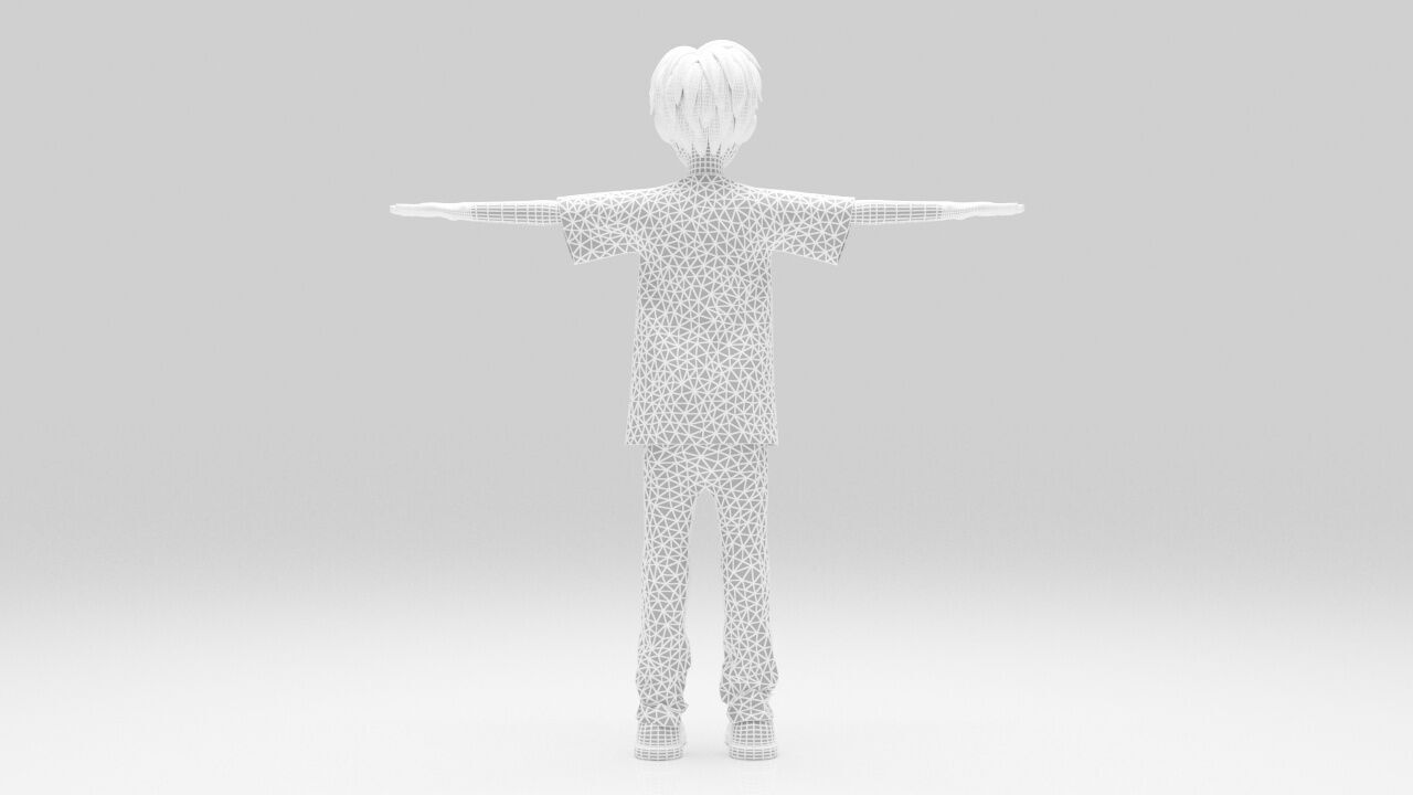 Character Neo Rigged  Low-poly 3D model_11