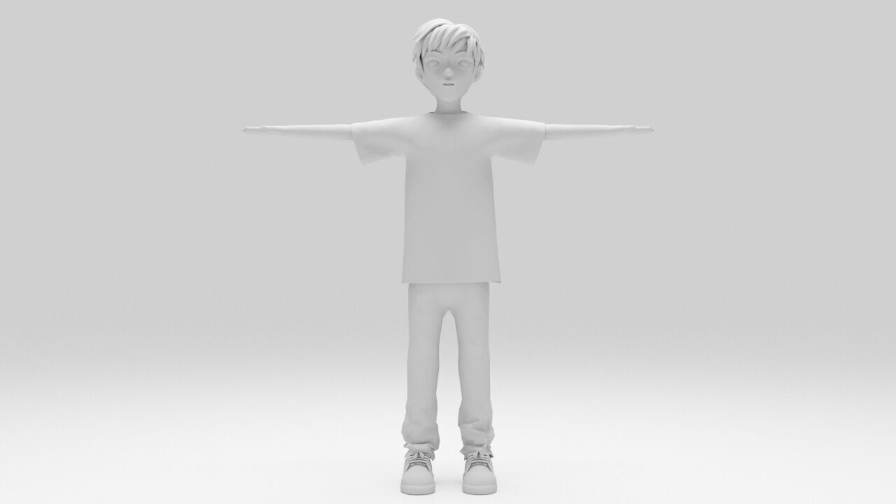 Character Neo Rigged  Low-poly 3D model_5