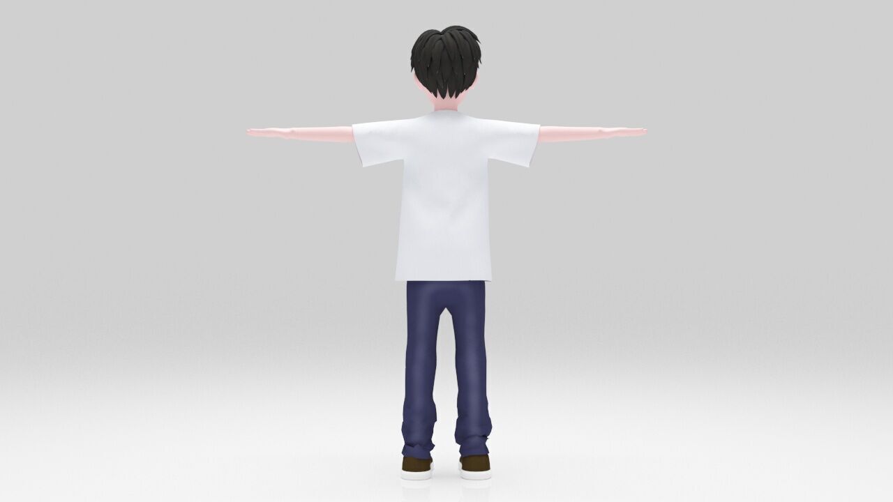 Character Neo Rigged  Low-poly 3D model_3